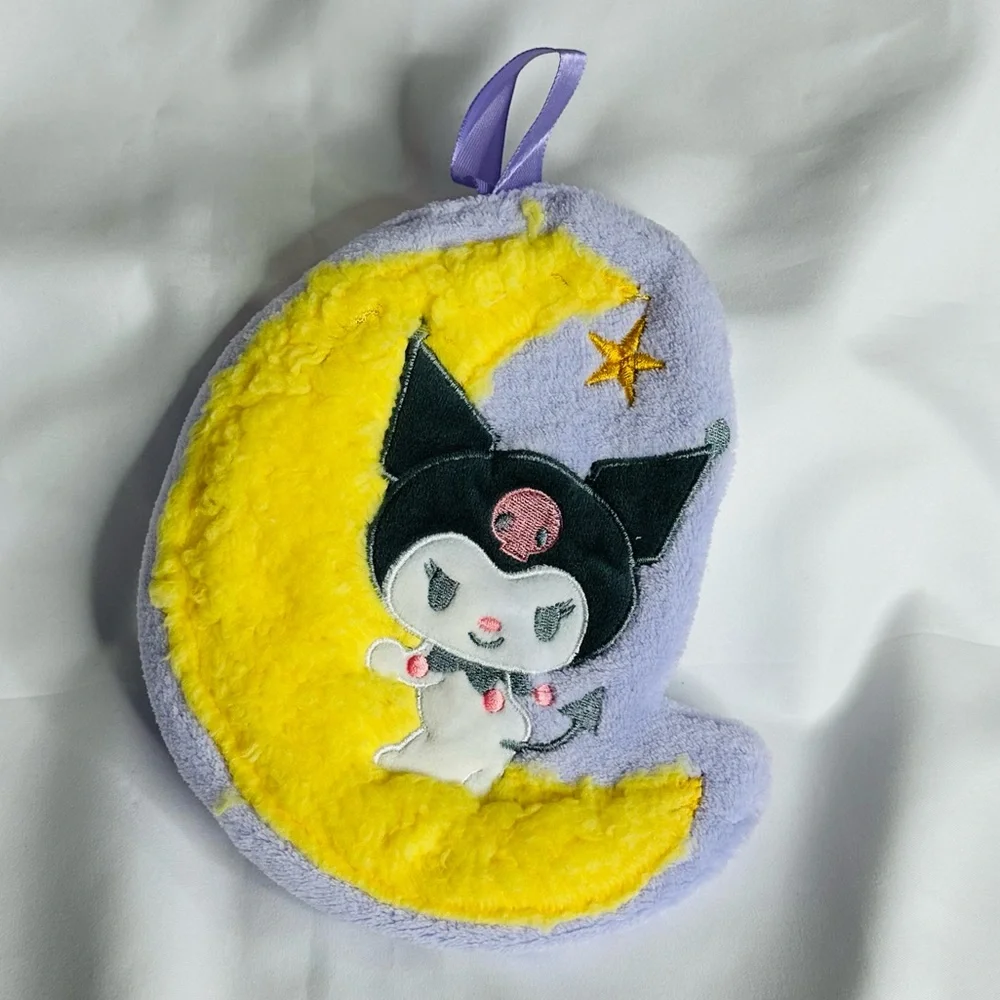 Sanrio KUROMI 1 Hanging Padded Thick Wash Cloth